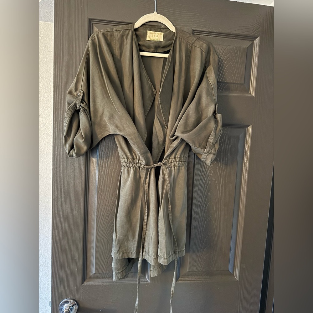 Olive Utility Jacket for Women